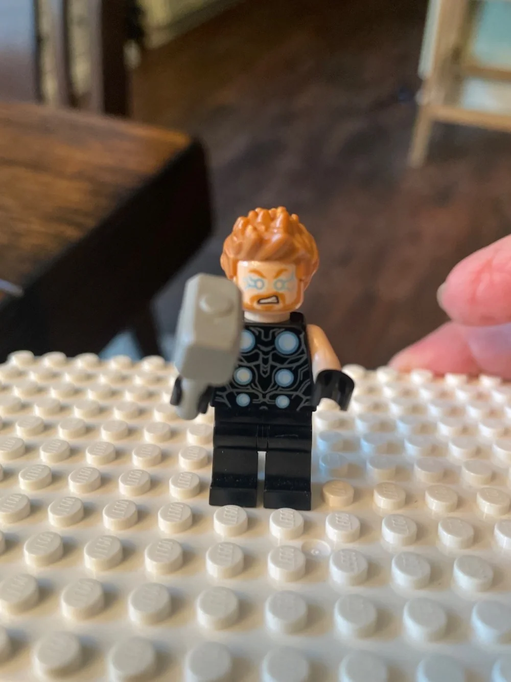 Lego Thor, Rocket Raccoon, & Groot mini figures